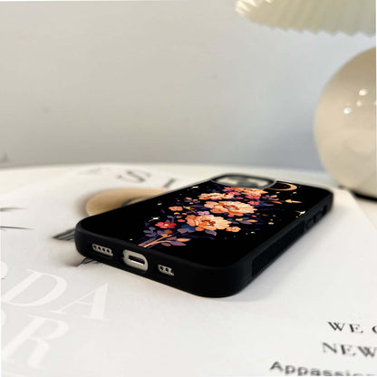 Moonlit Florals Moon Glass Case