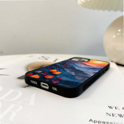 Twilight Bloom Hills Glass Case