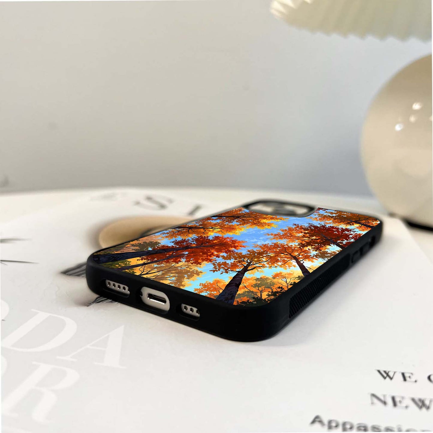 Amber Canopy Glow Glass Case