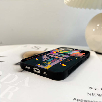 Urban Glitch Glass Case