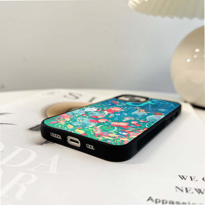 Underwater Friends Fun Glass Case