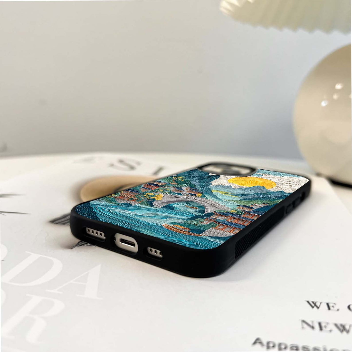 Sunrise River Village Glass Case