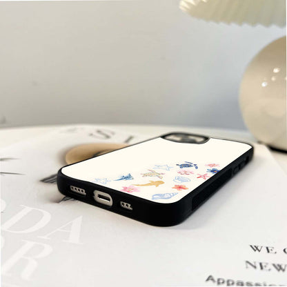 Tropical Ocean Treasures Glass Case