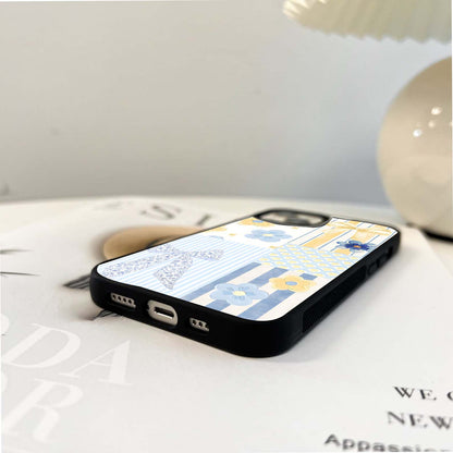 Vintage Retro Ribbon Glass Case