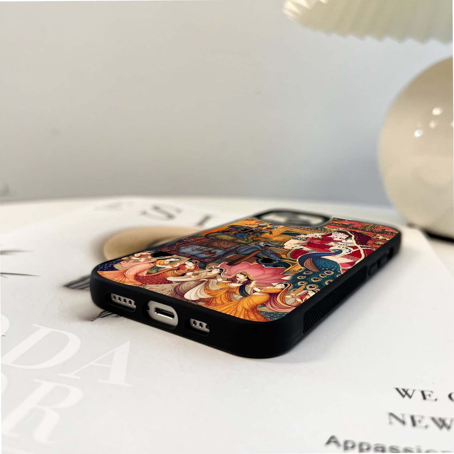 Royal India Art Glass Case