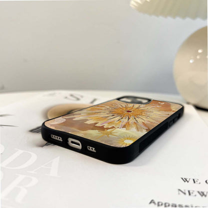 Peachy Silk Flow Glass Case