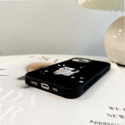 Cute Small Cat Glass Case