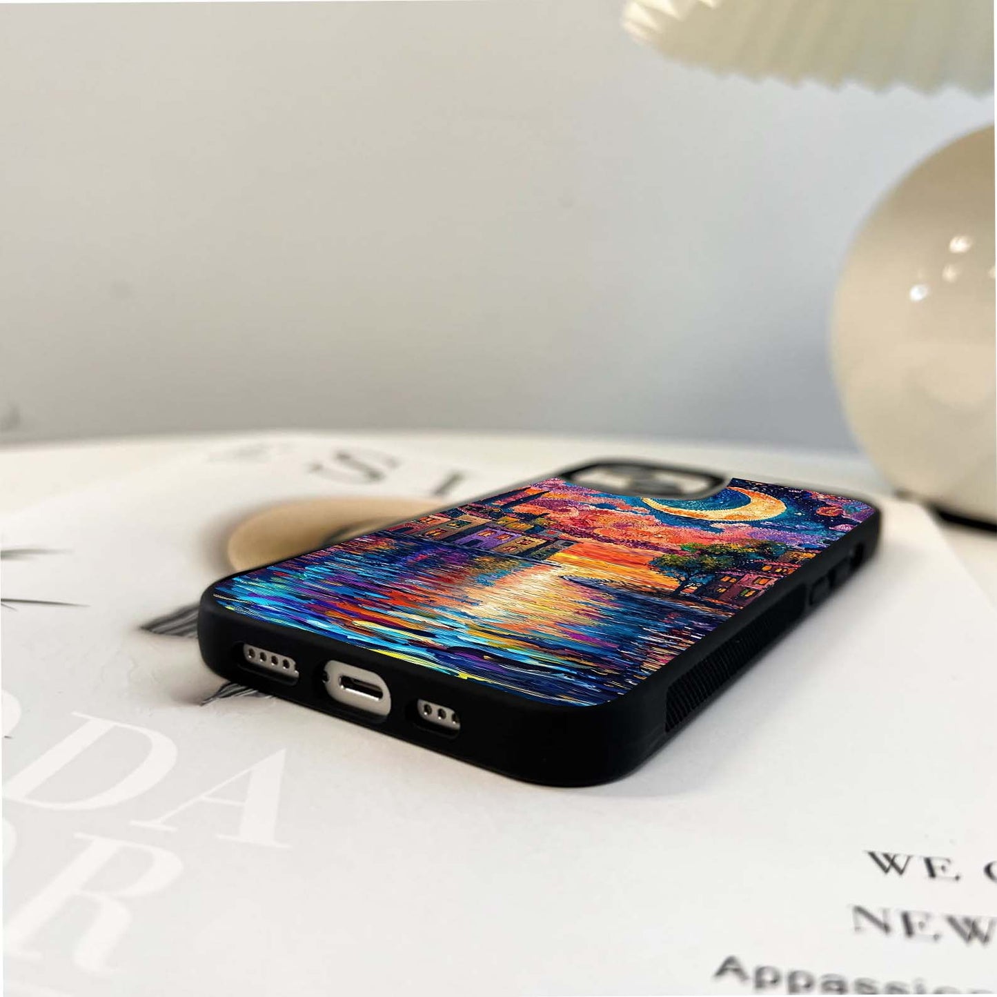 Multiple Watercolor Art Glass Case