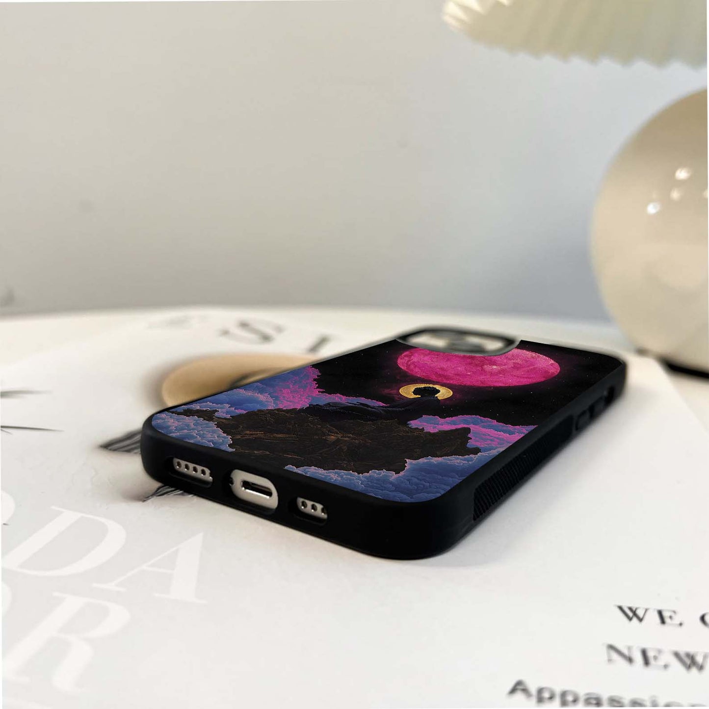 Buddha & Planets Glass Case