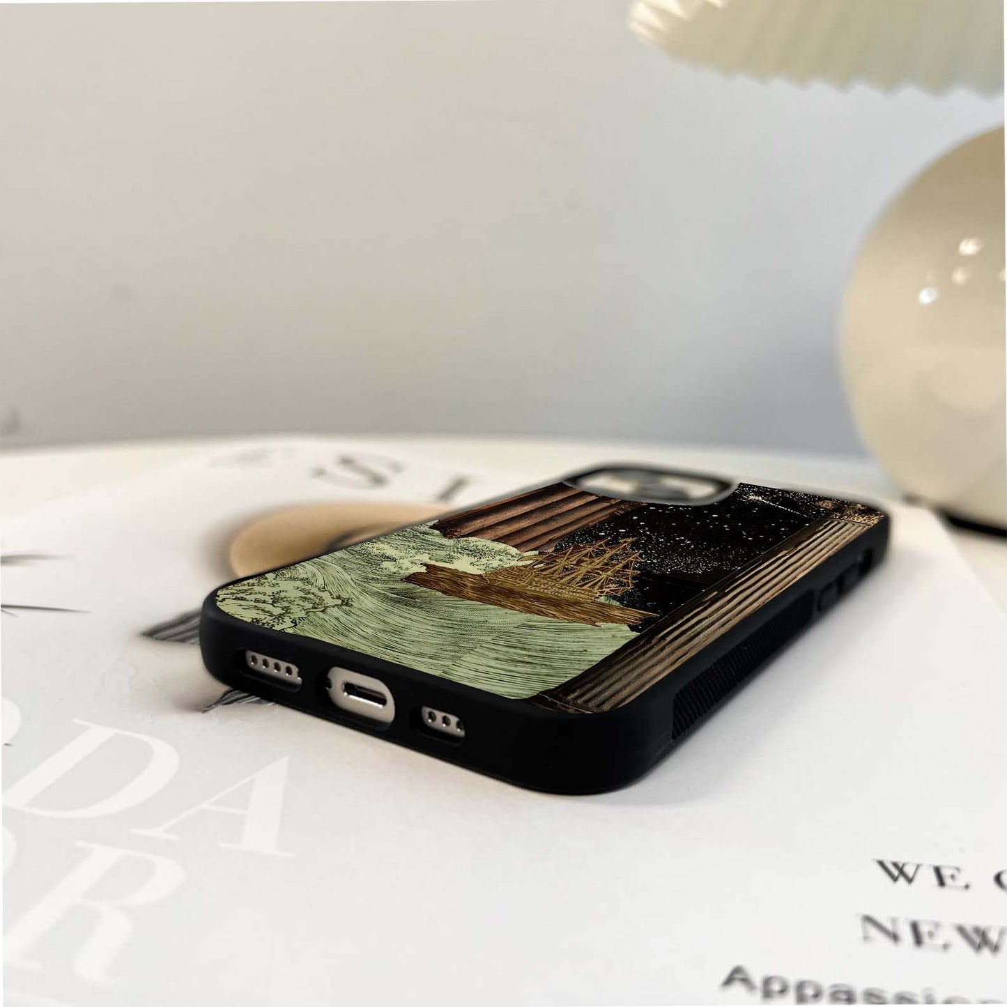 Nautical Night Glass Case