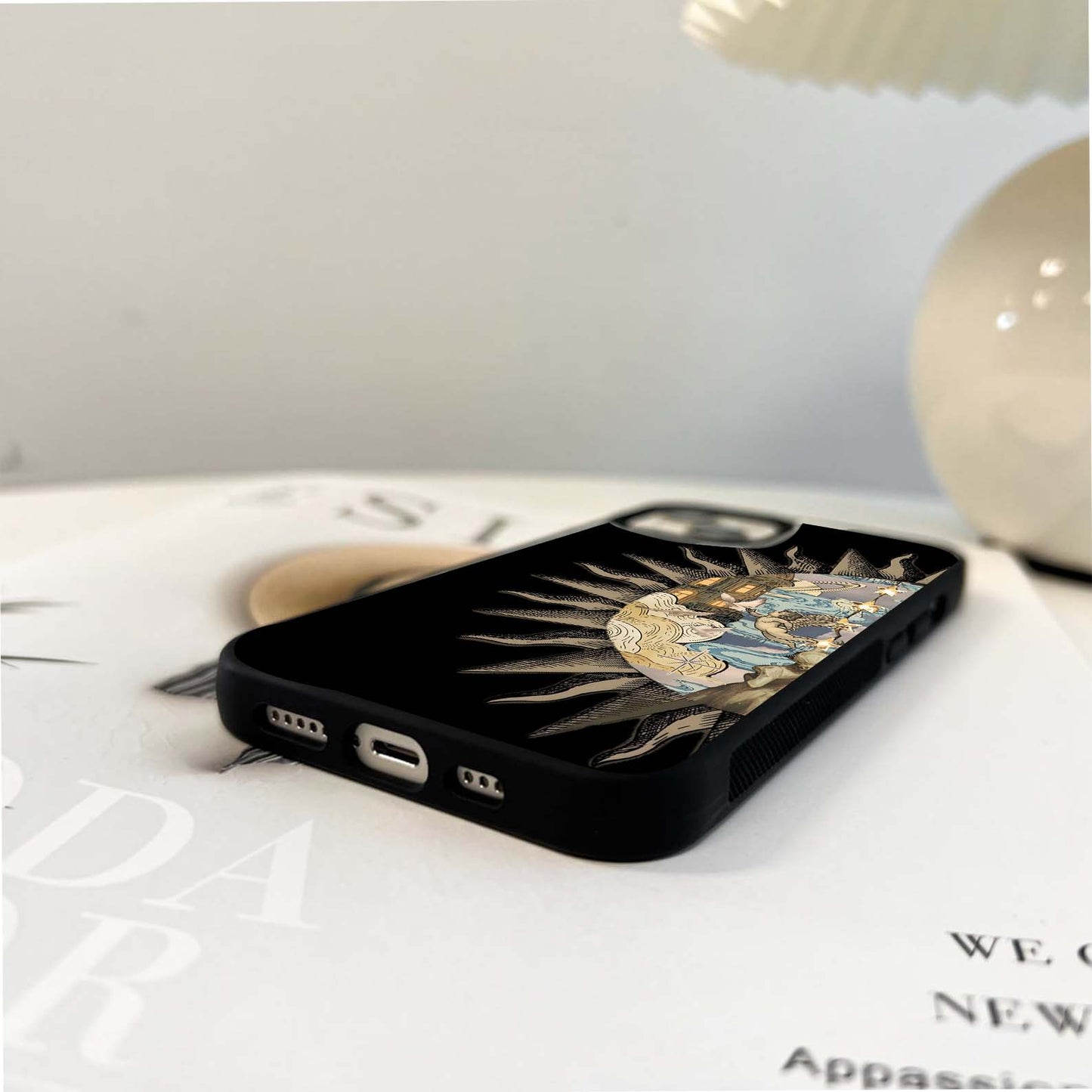 Vintage Art With Sun Glass Case