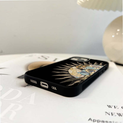 Vintage Art With Sun Glass Case