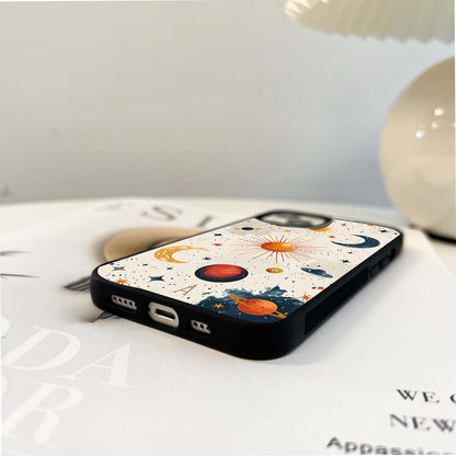 Astrology Sun & Moon Glass Case