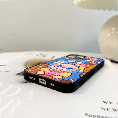 Food Labubu  Glass Case