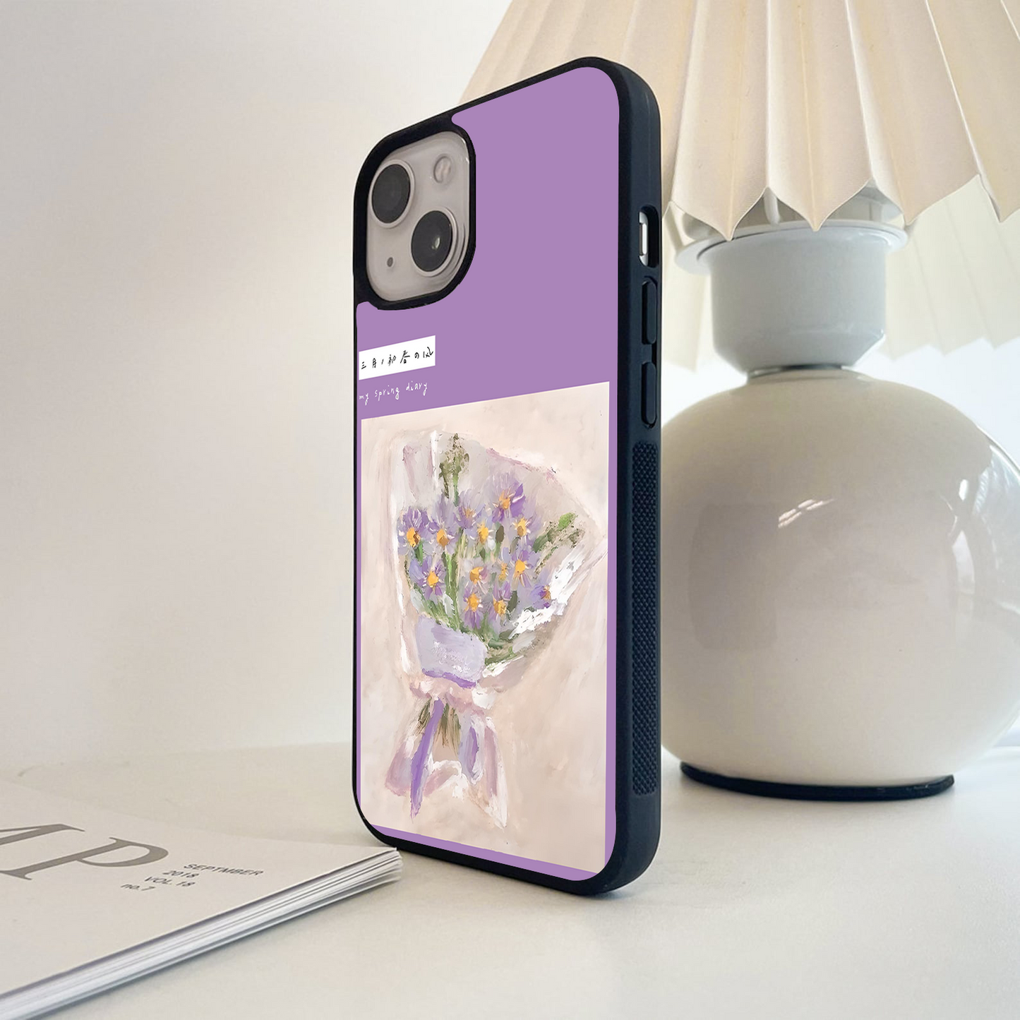 Diary of Spring  Glass Case