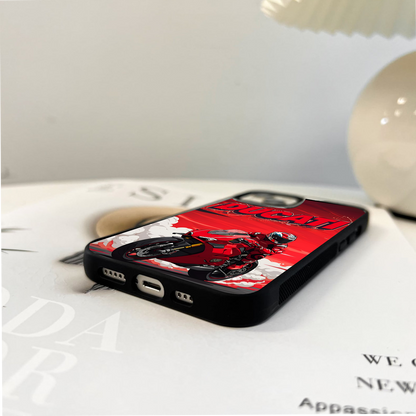 Ducati Red Inferno Glass Case