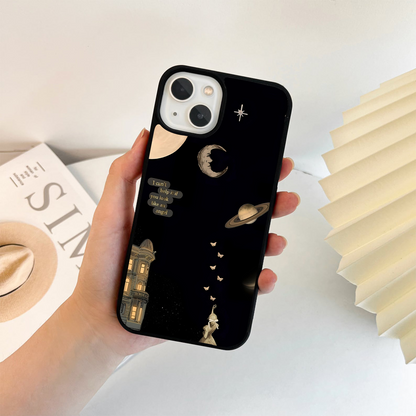 Moonlit Butterfly Whispers Glass Case