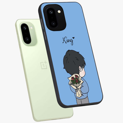 Love in My Hands Custom Name Glass Case for OnePlus 15R |1+15R