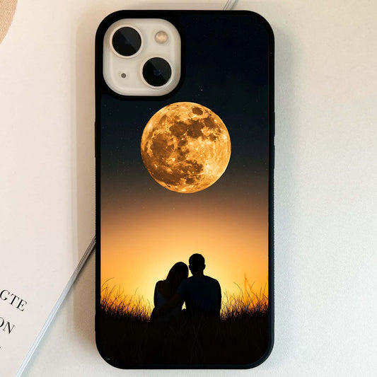 Eternal Golden Couple Glass Case