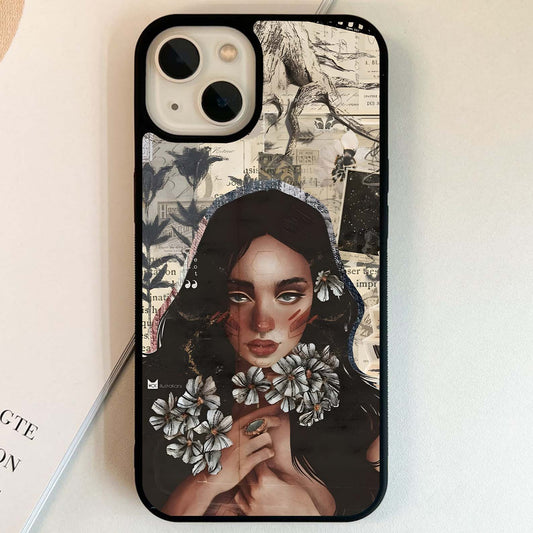 Poetic Vintage Muse Glass Case