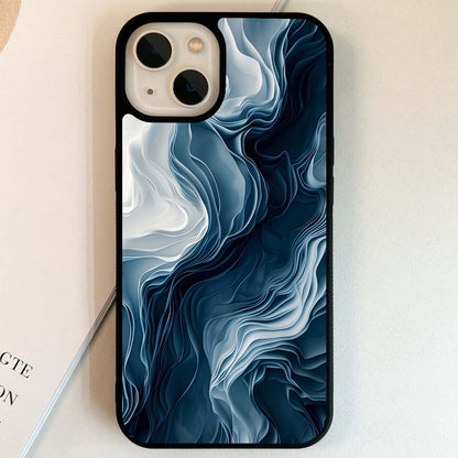 Ethereal Paper Marble Glass Case