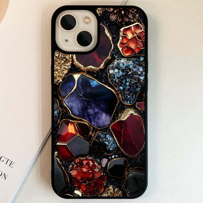 Midnight Gemstone Fusion Glass Case