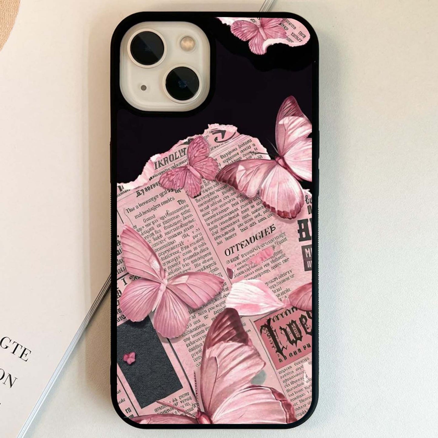 Butterfly Healing Aesthetic Glass Case