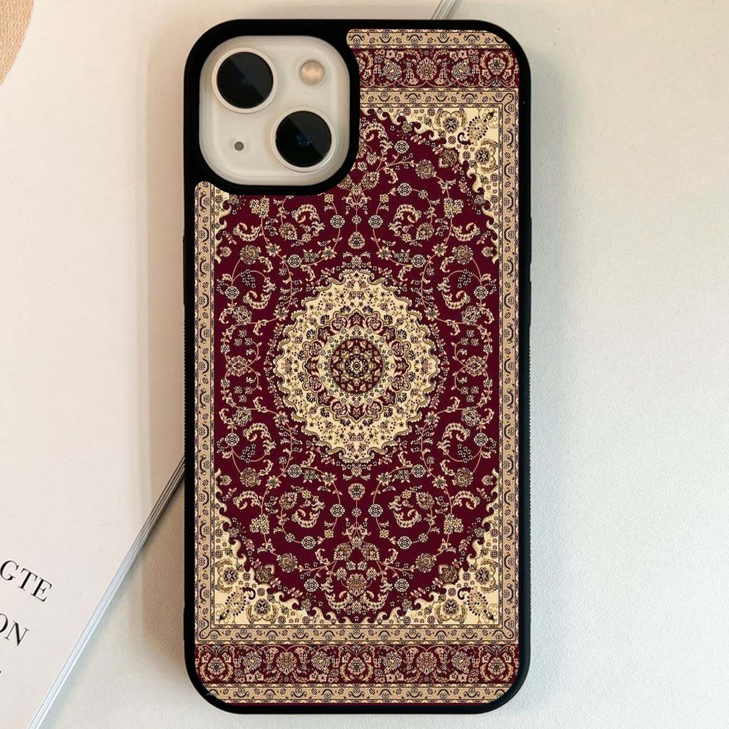 Royal Maroon Heritage Glass Case