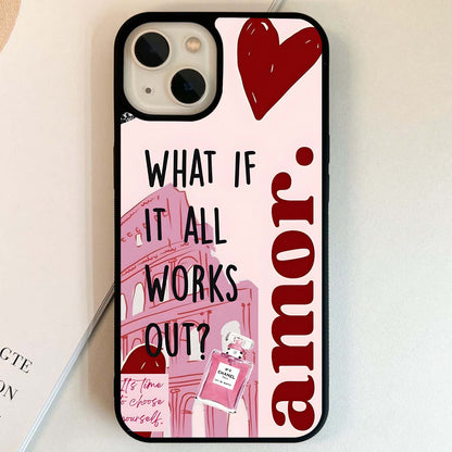 Amor Memory Scrapbook Glass Case