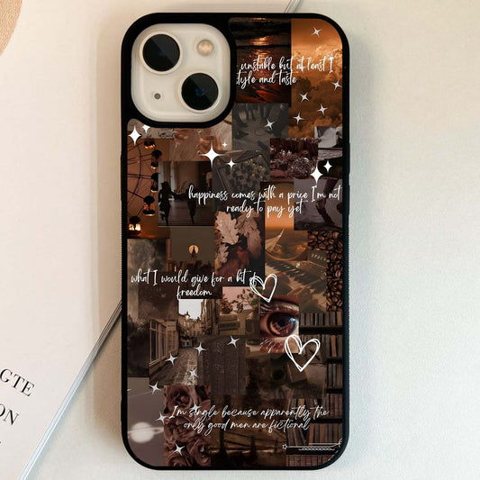 Bittersweet Aesthetic Chaos Glass Case