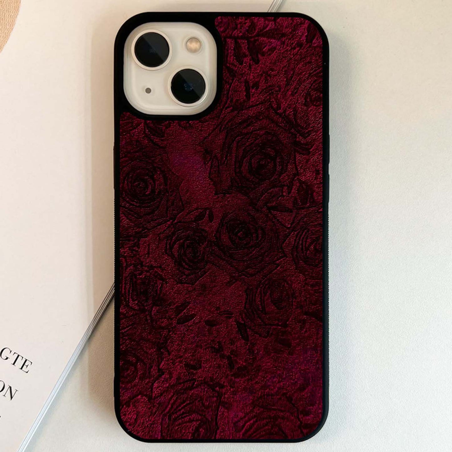 Crimson Fade Flow Glass Case