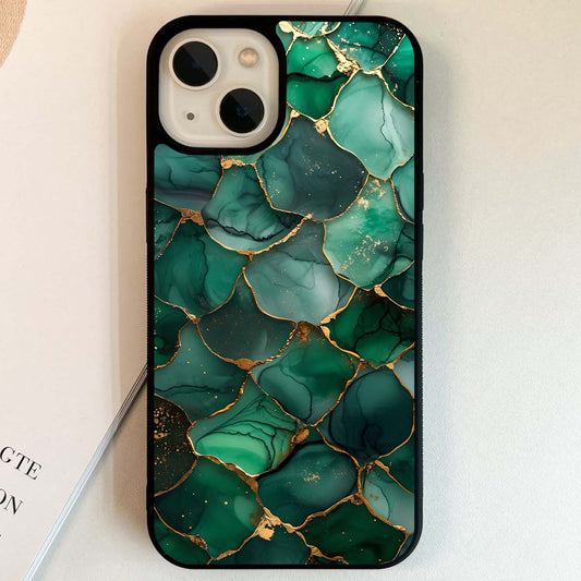Geometric Polyester Pattern Glass Case