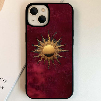 Gold Sun Blush Glass Case