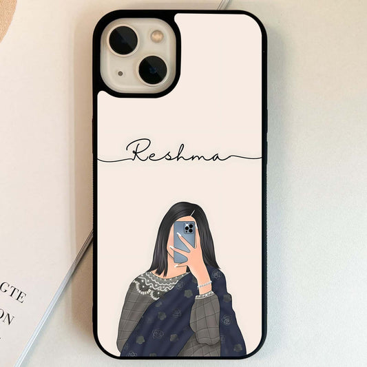 Mirror Mood Muse With Custom Name Glass Case