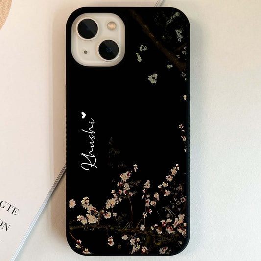 Petal Moon Light With Custom Name Glass Case