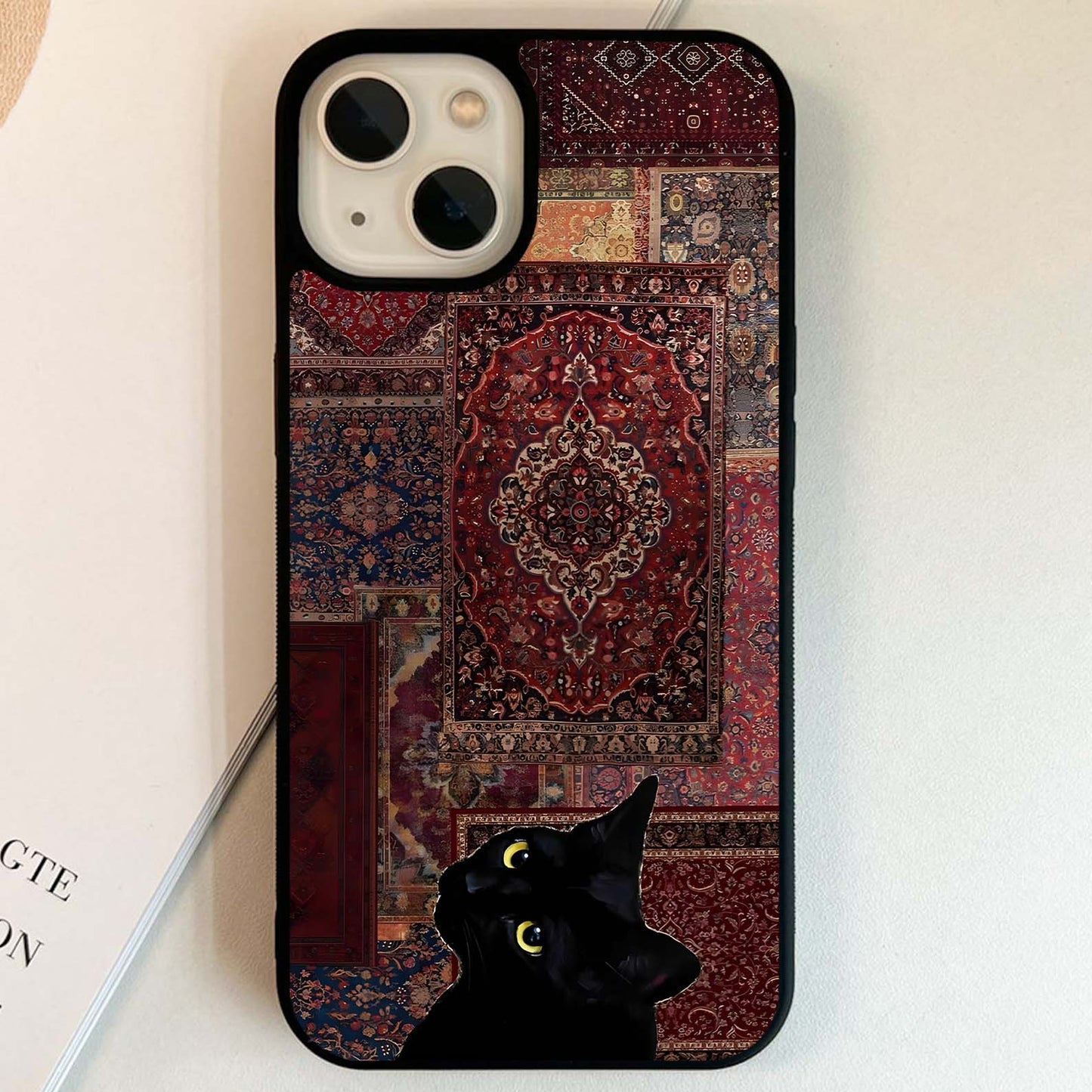 Regal Magic Cat Glass Case