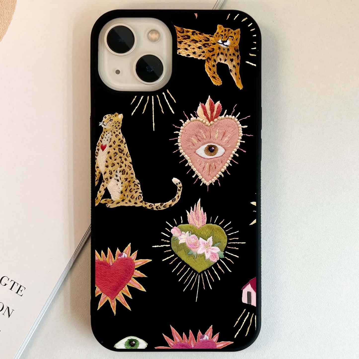 Sacred Jungle Heart Glass Case