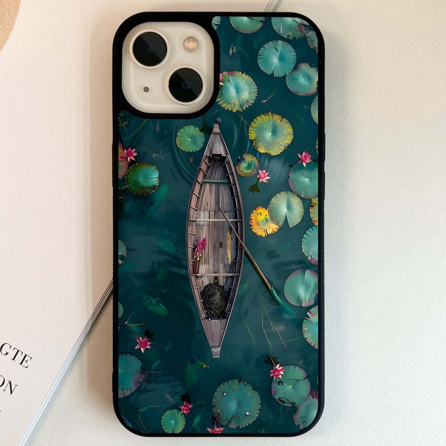 Whispering Lotus Journey Glass Case