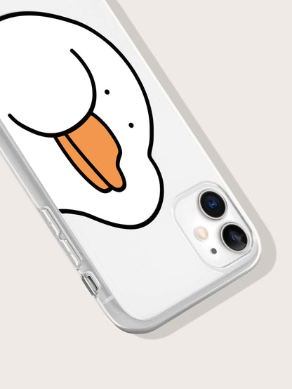 Cool Duck Cute Clear Silicon Case Cover