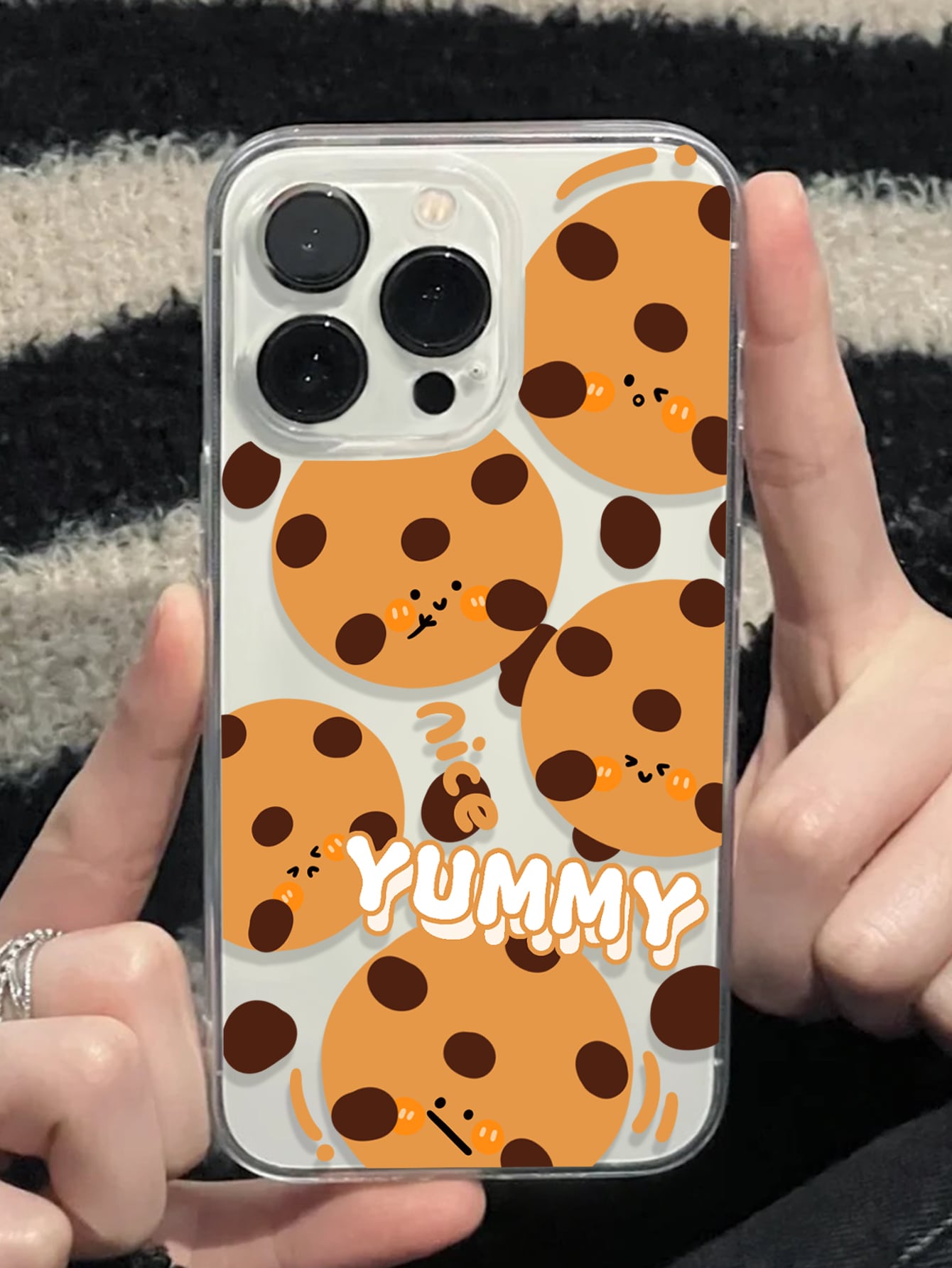 Yummy Cookie Clear Silicon Case Cover