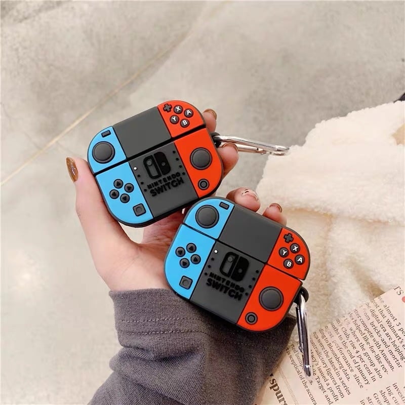 NINTENDO SWITCH SILICONE AIRPODS CASE COVER FOR 1 2 3 AND AIRPODS