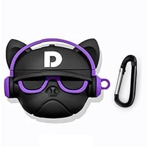 Purple DJ Minion Airpods Pro 2 Cartoon Case
