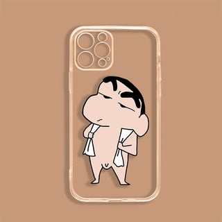 Funny Sinchan Cute Clear Silicon Case Cover