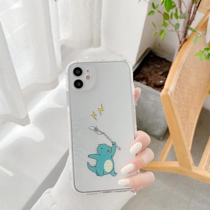 Cute Little Dragon Clear Silicon Case Cover