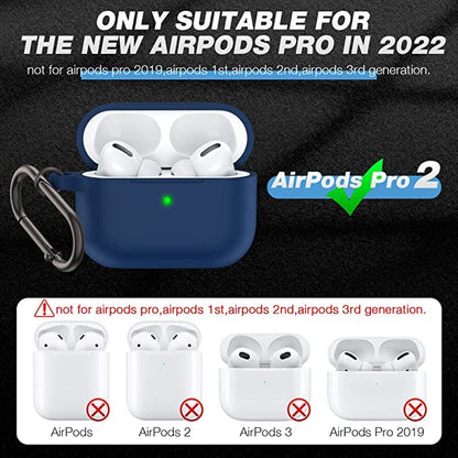 Airpods Pro 2 Soft Silicon Case - Blue