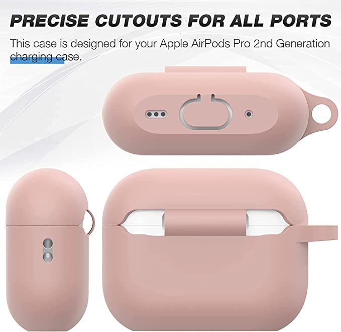 Airpods Pro 2 Soft Silicon Case - Pink