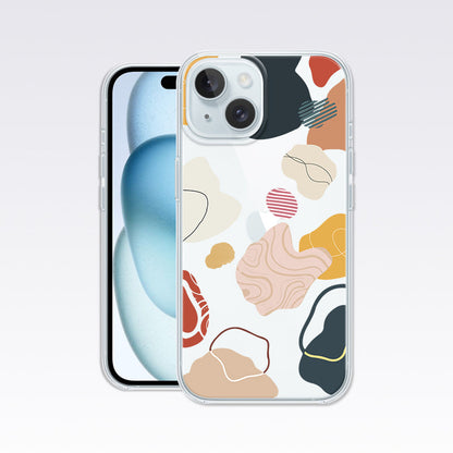Abstract Aesthetic Clear Silicon Cover