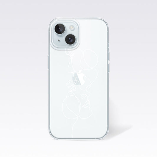 Aesthetic Face Line Clear Silicon Cover