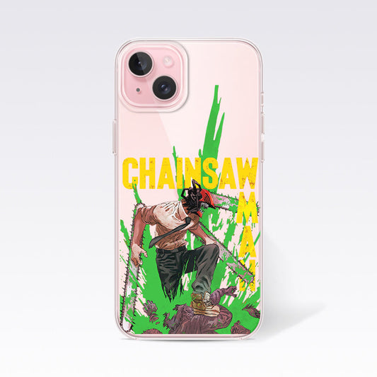 Chainsaw Man Anime Clear Silicon Cover