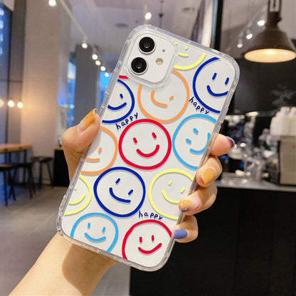 Smile (Smiley) Cute Clear Silicon Case Cover